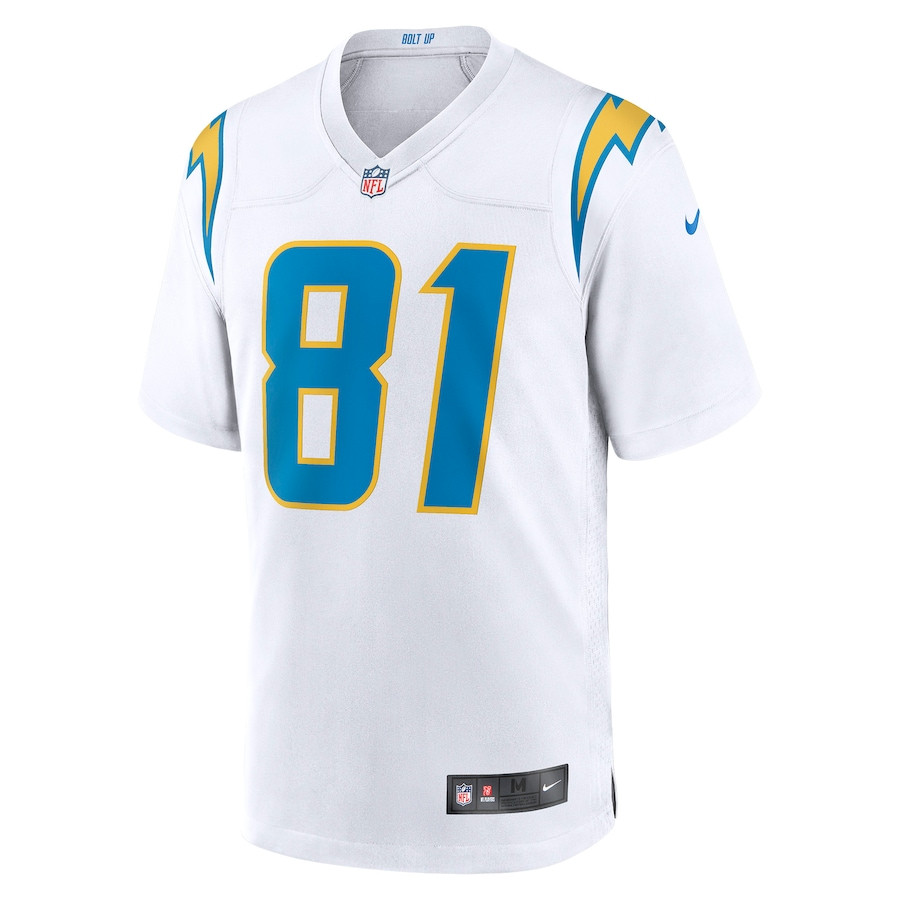 Mike Williams 81 Los Angeles Chargers Game Jersey - White