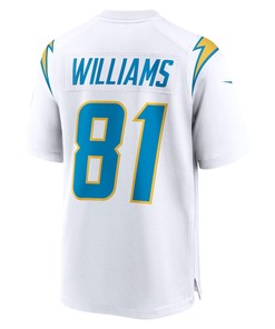 Mike Williams 81 Los Angeles Chargers Game Jersey - White