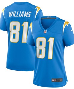 Mike Williams 81 Los Angeles Chargers Women's Game Jersey - Powder Blue