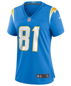 Mike Williams 81 Los Angeles Chargers Women's Game Jersey - Powder Blue