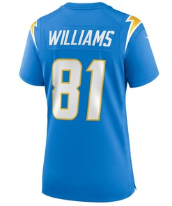 Mike Williams 81 Los Angeles Chargers Women's Game Jersey - Powder Blue