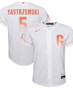 Mike Yastrzemski 5 San Francisco Giants Youth City Connect Jersey - White