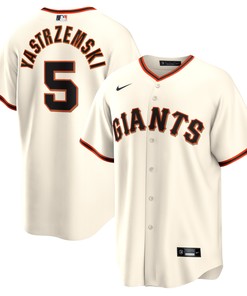 Mike Yastrzemski San Francisco Giants Home Replica Player Jersey - Cream Mlb