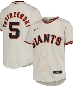 Mike Yastrzemski San Francisco Giants Home Replica Player Jersey - Cream Mlb