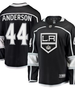 Mikey Anderson Los Angeles Kings Fanatics Branded Home Breakaway Player Jersey - Black Nhl