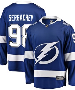 Mikhail Sergachev Tampa Bay Lightning Fanatics Branded Home Breakaway Player Jersey - Blue Nhl