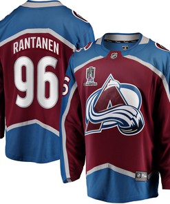 Mikko Rantanen Colorado Avalanche Fanatics Branded Home 2022 Stanley Cup Champions Breakaway Player Jersey - Burgundy Nhl