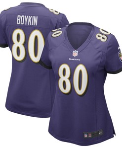 Miles Boykin Baltimore Ravens Womens Game Jersey - Purple Nfl