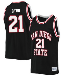 Miles Byrd 21 San Diego State Aztecs 2023 Basketball Jersey- Men Black