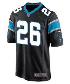 Miles Sanders 26 Carolina Panthers Game Men Jersey - Black