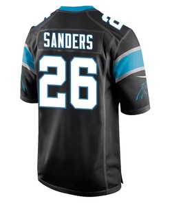 Miles Sanders 26 Carolina Panthers Game Men Jersey - Black
