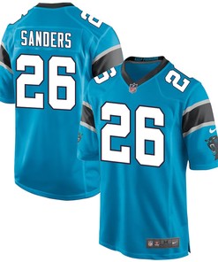 Miles Sanders 26 Carolina Panthers Game Men Jersey - Blue