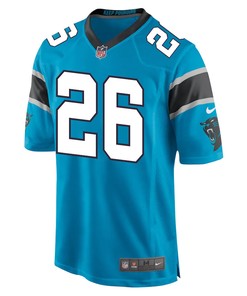 Miles Sanders 26 Carolina Panthers Game Men Jersey - Blue