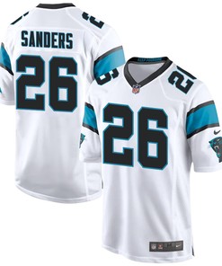 Miles Sanders 26 Carolina Panthers Game Men Jersey - White