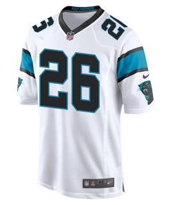 Miles Sanders 26 Carolina Panthers Game Men Jersey - White
