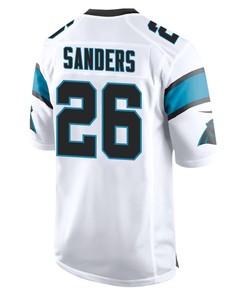 Miles Sanders 26 Carolina Panthers Game Men Jersey - White