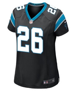 Miles Sanders 26 Carolina Panthers Game Women Jersey - Black