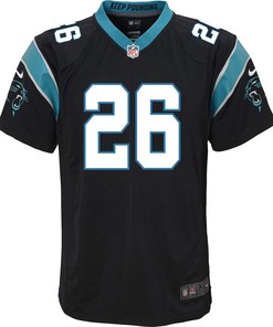 Miles Sanders 26 Carolina Panthers Game Youth Jersey - Black
