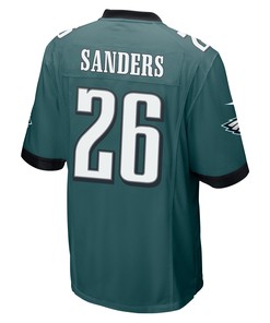 Miles Sanders 26 Philadelphia Eagles Super Bowl LVII Champions Men Game Jersey - Midnight Green