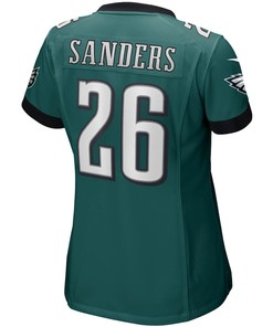 Miles Sanders 26 Philadelphia Eagles Women's Game Jersey - Midnight Green