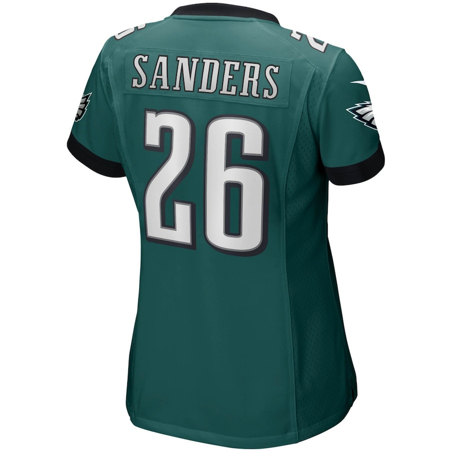 Miles Sanders 26 Philadelphia Eagles Women's Game Jersey - Midnight Green