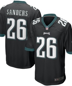 Miles Sanders Philadelphia Eagles Game Jersey - Black Nfl