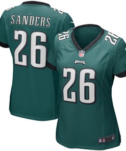 Miles Sanders Philadelphia Eagles Womens Game Jersey Midnight Green Nfl