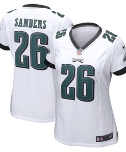 Miles Sanders Philadelphia Eagles Womens Game Jersey - White Nfl