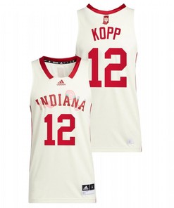 Miller Kopp 12 Cream Indiana Hoosiers 2022 Basketball Honoring Black Excellence Jersey