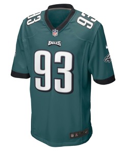Milton Williams 93 Philadelphia Eagles Game Jersey - Midnight Green
