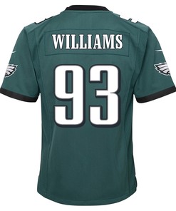 Milton Williams 93 Philadelphia Eagles Super Bowl LVII Champions 2 Stars 2 Stars Youth Game Jersey - Black