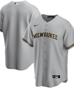 Milwaukee Brewers 2020 Mlb Light Grey Jersey