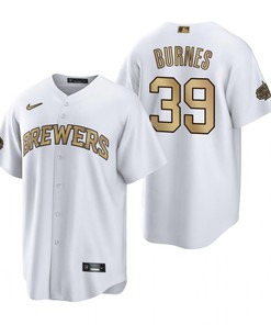 Milwaukee Brewers Corbin Burnes White 2022-23 All-Star Game Jersey
