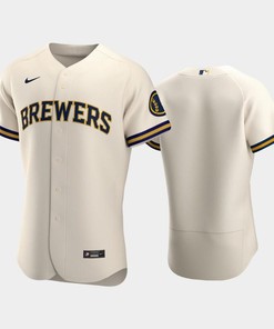 Milwaukee Brewers Home Team Cream Jersey