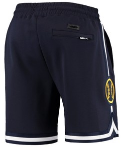 Milwaukee Brewers Team Logo Shorts - Navy, Men