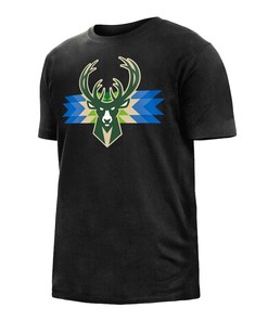 Milwaukee Bucks New Era 2022/23 City Edition T-Shirt - Black