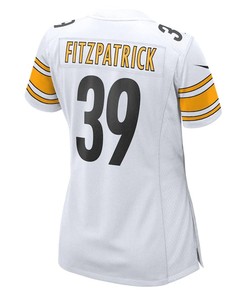 Minkah Fitzpatrick 39 Pittsburgh Steelers Women's Game Player Jersey - White