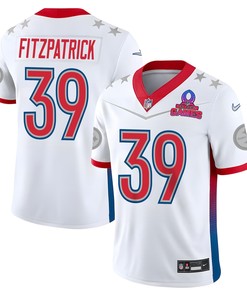Minkah Fitzpatrick 39 Steelers Pro Bowl 2023 Patch Men Jersey - White