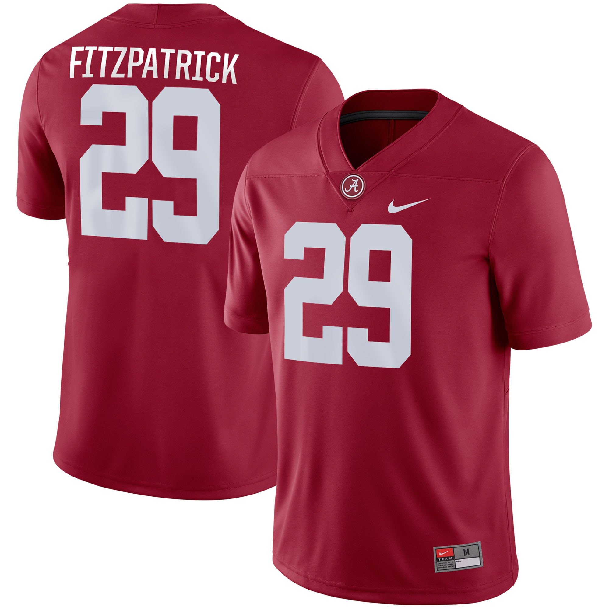 Minkah Fitzpatrick Alabama Crimson Tide Game Jersey - Crimson Ncaa