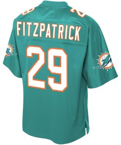 Minkah Fitzpatrick Miami Dolphins Nfl Pro Line Youth Team Player Jersey - Aqua