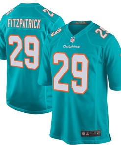 Minkah Fitzpatrick Miami Dolphins Nike Game Jersey - Aqua