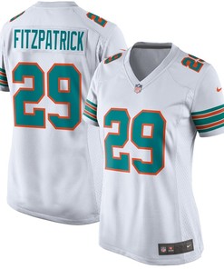 Minkah Fitzpatrick Miami Dolphins Nike Womens Throwback Game Jersey - White