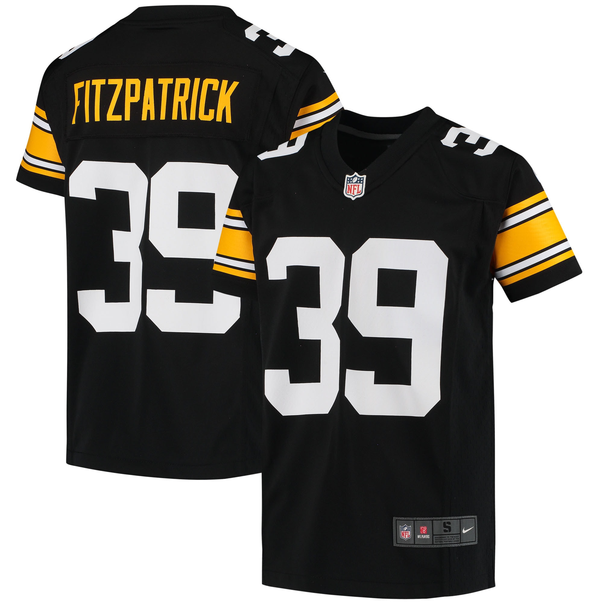 Minkah Fitzpatrick Pittsburgh Steelers Alternate Game Jersey - Black Nfl