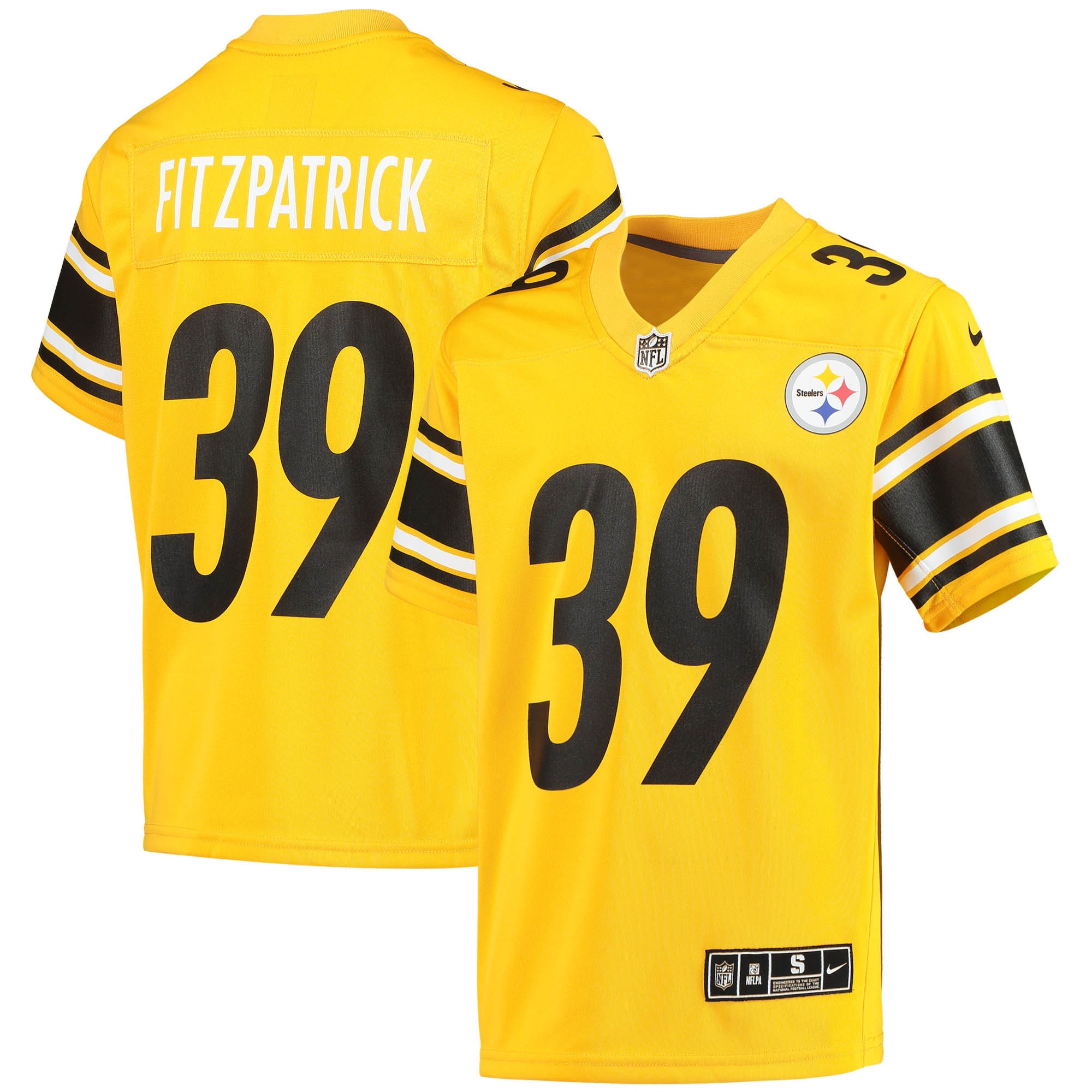 Minkah Fitzpatrick Pittsburgh Steelers Inverted Team Game Jersey - Gold Nfl