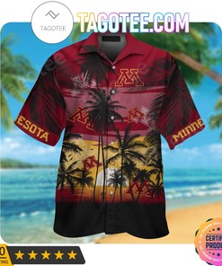 Minnesota Golden Gophers Aloha Hawaii Shirt