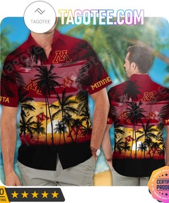 Minnesota Golden Gophers Aloha Hawaii Shirt