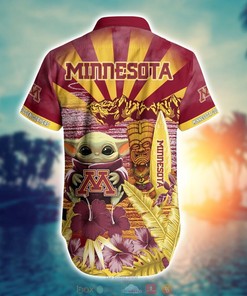 Minnesota Golden Gophers Baby Yoda NCAA Hawaiian Shirt