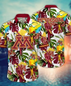 Minnesota Golden Gophers NCAA Flower Hawaii Shirt For Fans Ver 1