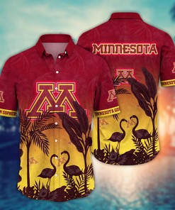 Minnesota Golden Gophers NCAA Flower Hawaii Shirt For Fans Ver 11