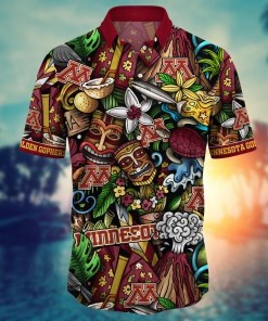 Minnesota Golden Gophers NCAA Flower Hawaii Shirt For Fans Ver 18